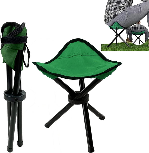 Cenbee Folding Camping Stool Portable Outdoor Chair Use Height 13.7in Fishing Chair Seat