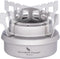 iBasingo Ti2001C Ultralight Titanium Camping Alcohol Stove 60ml Portable Mini Spirit Burner with Stand for Outdoor