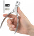 Professional Stainless Steel Dog Cat Nail Clippers & Trimmer Set, Sharp Blades
