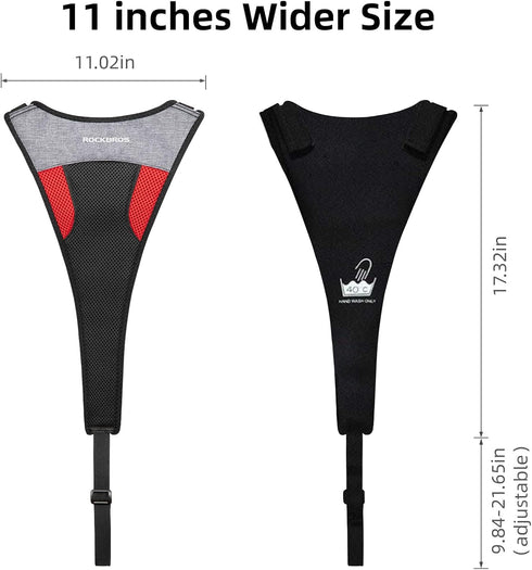 ROCKBROS Bike Sweat Guard - 11‘’ Wider Sweat Net for Indoor Cycling Training