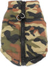SMALLLEE_LUCKY_STORE New Soft Padded Vest Harness for Small Dogs - Green Camouflage, Model: BFL049-Green-L, L(Chest