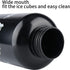 SHOKE Long Straw Water Bottle, 1 Liter, BPA Free Squeeze Leak Proof Sports Bottle, Black