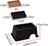 Hypeety Reptile Hide Box – Humidifier Caves Water Supply Hideout for Lizards, Turtles, and Small Snakes