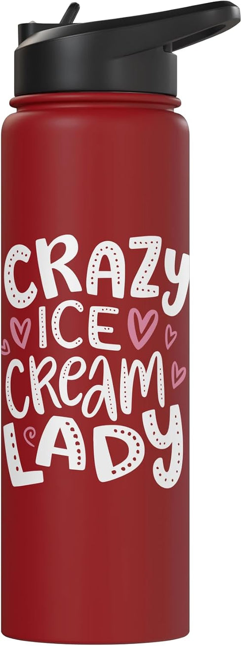 Ice Cream Dairy Yogurt Frozen Dessert Gelato Milk Crazy Ice Cream Lady Sorbet Yogurt Stainless Steel Insulated Water
