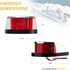 4'' 12V Sailboat (1 1Green, PSEQT Boat Navigation Lights Red Green LED Marine Bow Stern Port Starboard Signal Sailing