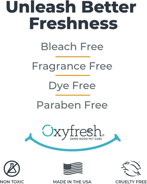 Oxyfresh Advanced Pet Stain Remover & Urine Odor Eliminator, Fast Acting for All Surfaces
