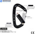 NewDoar 24KN Auto Locking Climbing Clips D-Shaped Heavy Duty for Camping, Hiking, Swing, Hammock(Black/2Pcs/24kn) by NewDoar