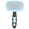 Pet Hair Comb, 360° Rotation Deshedding Slicker Brush for Cat Dog Cleaning (Blue)