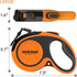 16 ft Heavy Duty Retractable Dog Leash with Anti-Slip Handle; Tangle-Free Nylon Tape for Large Dog or Cat up to 110 lbs