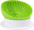 Silicone Dog Bowl, Detachable Slanted Dog Lick Bowl, Slow Feeder Puzzle for Anxiety, Calming, and Boredom