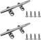 Stainless Steel Boat Cleat, Open Base Dock Cleats with Nuts, Towel Hooks Rope Cleat with Fasteners for Wall, Boats,