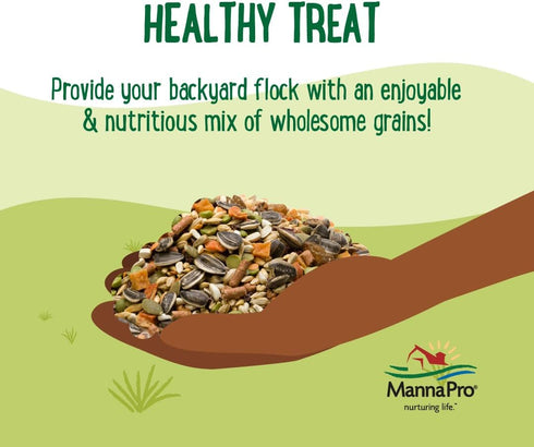 Manna Pro Farmhouse Favorites – Garden Treat Thyme – Poultry Feed Supplement with Oregano & Thyme