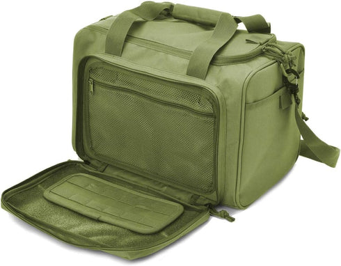 Tactical Gun Range Bag, Deluxe Pistol Shooting Range Duffle Bags
