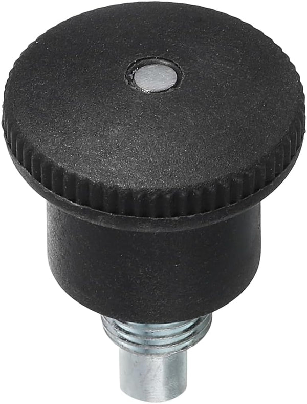 uxcell M10 Adjustment Pull Pin Spring Knob Replacement Parts for Home Fitness Exercise Bike, Black, 1 Pcs