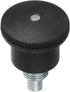uxcell M10 Adjustment Pull Pin Spring Knob Replacement Parts for Home Fitness Exercise Bike, Black, 1 Pcs