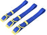 Wags & Wiggles Waterproof PVC Collar Navy, Small Blue and Yellow Dog Collar for Pool or Lake