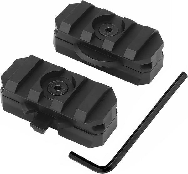 Qavctw Tactical ARC Rail Adapter Mount, 360 Degrees Rotation for 19mm Tactical Fast Helmet