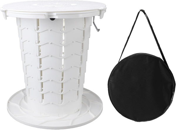 Pilipane Retractable Portable Toilet Foldable Travel Toilet 7 Level Adjustable Height Camping