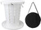 Pilipane Retractable Portable Toilet Foldable Travel Toilet 7 Level Adjustable Height Camping