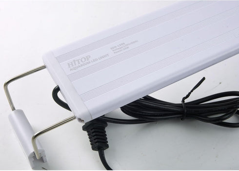 HITOP Full Spectrum LED Aquarium Light, Classic Fish Tank Light with RGB LEDs, 12” 16” 24” 32”, Timer and Extendable
