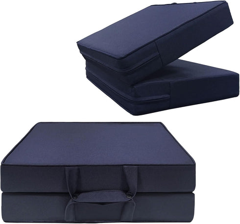 Stadium Seat Cushion 3.15 Inches Thick Portable with Handle Bleacher Cushions for