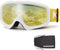 Karsaer Ski Goggles - Anti-Fog Snow Goggles OTG with 100% UV Protection for Men, Women & Youth