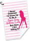 I'd Grow Up to Be A Super Sexy Golfing Lady Printed Golf Towel, Funny Polyester Cotton Blend Golf Accessories