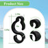 WFCYX 10 30 Amp/10 1" Pcs Electrical Marine Shore Power Cable Clips, S Style Dock Electrical Marine Holders, Hold A