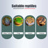 WEAVERBIRD Turtle Basking Platform, Double Decker Aquarium Sink Wharf, Climbing Shelf Turtle Tank Dock Floating Decor