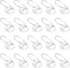 FEBSNOW Aquarium Suction Cups with 30 PCS Adjustable Cable Ties for Plants, Planter, Binding Moss Shrimp Nest (20)