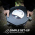 72 HRS 5 Backcountry, Premium Portable Camping Toilet Seat with Lid for Gallon Buckets, Outdoor Camping, Hiking
