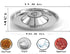 Puppy Bowls for Litter, 2 Stainless Steel Puppy Feeding Bowls, 11.5'' Food Feeding Weaning Bowl for Small Medium Pets
