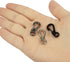 SWATOM Small Mini Carabiner Clip Tiny Spring Snap Hook Keychains, Micro Carabiners for Outdoor Hiking Fishing Camping