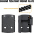 ohhunt Picatinny Mounting Plate Adapter for Holosun 407K 507K Crimson Trace Red Dot CTS-1550