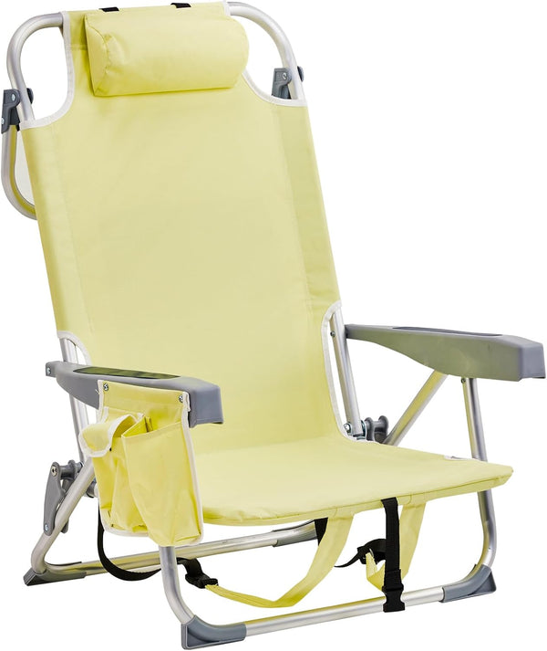 Folding Beach Chair for Adults, Outdoor Beach Portable Lawn Chair Camping Chair,High