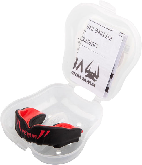 Venum Challenger Mouthguard for Kids, Black/Red