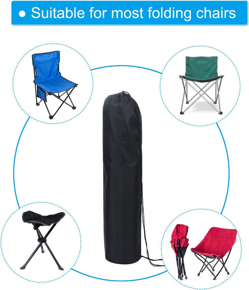 35 Inch 2 Pack PATIKIL Camp Chair Replacement Bag, Nylon Foldable Carry Bag Storage Bag with Shoulder Strap for Outdoor