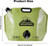AaiLucky 2pcs 2.1 Collapsible Water Container Bag, Portable Water Jug with Spigot, BPA-Free Leakproof Water Storage Bag