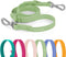 Wisedog Waterproof Standard Dog Leashes - 5 ft/6 ft Adjustable with 2 Hooks for Traffic Control Safety for Small,
