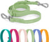 Wisedog Waterproof Standard Dog Leashes - 5 ft/6 ft Adjustable with 2 Hooks for Traffic Control Safety for Small,