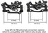 Mountain Bike Disc Brake Kit, MTB Mechanical Line Pulling Disc Brakes Caliper with Aluminum Alloy Levers - BUCKLOS