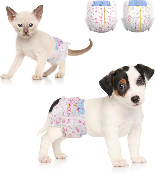 Dono Dog Diapers Female-48PCS, Disposable Female Dog Diaper with Wetness Indicator in