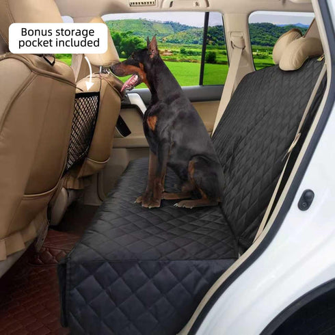 Bark Lover Deluxe More Durable Waterproof Backseat Protector, High Heat Resistant and Nonslip Back Seat Cover for Dogs