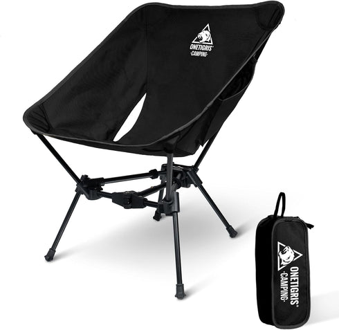 OneTigris Tigerblade Lightweight Camping Chair, Folding Backpacking Hiking Chair, Compact Portable 330 lbs Capacity
