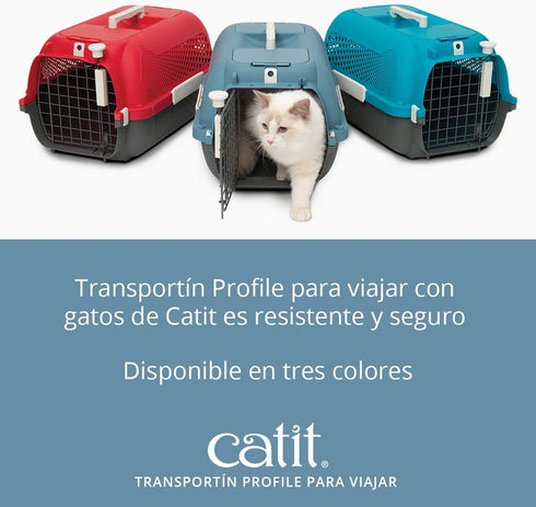 Catit Voyageur Cat Carrier, Medium Size, Blue/Grey, Model 41385