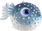 Underwater Treasures Blue Puffer Decoration