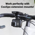 CooSpo Bike Computer Mount, Out Front Cycling Computer Extended Mount, Compatible with Garmin, Wahoo, Bryton, Bike