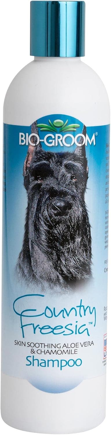 Bio-Groom Country Freesia Dog Shampoo, Natural Scent with Aloe Vera and Chamomile, 12 fl oz