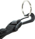 LUITON Duty Belt Keeper with Key Holder for 2¼" Wide Belt, Nylon Keychain Police Key Strap Keeper with Snap Clip