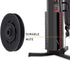 Pulley Wheel for Gym Equipment, 90mm/3.5" Nylon Bearing Replacement Wheel for Cable Machines
